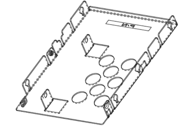 Лоток AIC M06-00628-15 3,5" tray with installed 2,5" bracket compatible with J4078-01-35X/J4108-01-35X