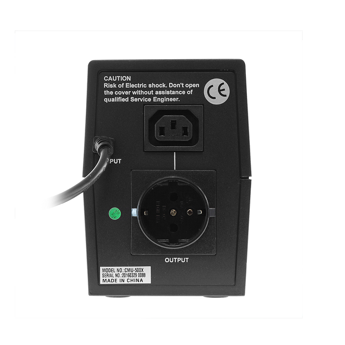 

Источник бесперебойного питания Crown CMU-500X CM000001504 line-Intractive, 500VA240W, AVR, 1*EURO+1*IEC, CMU-500X