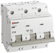 фото Автоматический выключатель EKF mcb47100-3-10C-pro