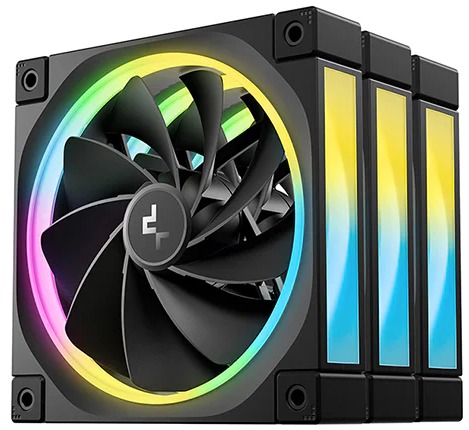 

Вентилятор для корпуса Deepcool FL12R-3 IN 1 3*120mm, ARGB, 4-pin PWM, 500-2150rpm, 55CFM, 33.9dBA, черный, color BOX, FL12R-3 IN 1