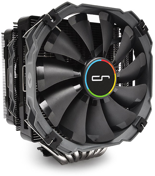 

Кулер Cryorig R1 Ultimate CR-R1A 775/1150/1155/1156/1366/2011/2011-3/AM2/AM2+/AM3/AM3+/FM1 140x140 мм, 700-1300 об/мин, 19 ~ 23 dBA, 76 CFM, R1 Ultimate
