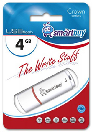 фото Накопитель USB 2.0 4GB SmartBuy SB4GBCRW-W в Уфе