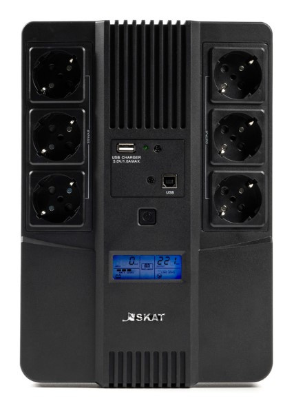 фото Источник бесперебойного питания  Бастион SKAT-UPS 800-AID-IN-1x9 в Уфе