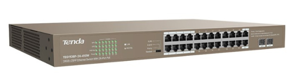 фото Коммутатор неуправляемый Tenda TEG1126P-24-410W в Самаре