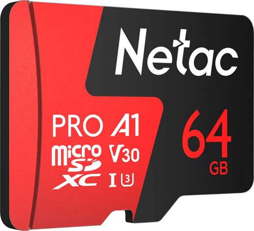 фото Карта памяти MicroSDXC 64GB Netac NT02P500PRO-064G-S в Перми