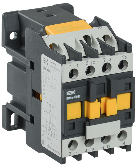 Изображение товара Контактор IEK KKME11-009-110-10 для управления электродвигателями 110В