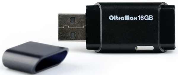 фото Накопитель USB 2.0 16GB OltraMax OM-16GB-240-Black в Красноярске