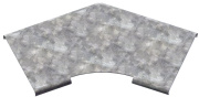 фото Крышка на угол гориз. 45° Ostec КУПТП45-400-0,7-R100-СЦ