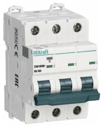 Изображение товара Автоматический выключатель DEKraft 13230DEK на 50 А с IP20