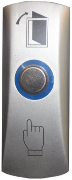 Изображение товара Кнопка выхода Slinex DR-02L накладная металлическая с подсветкой