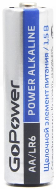 

Батарейка GoPower 00-00017748 LR6 AA Shrink 4 Alkaline 1.5V коробка (20 шт.), 00-00017748