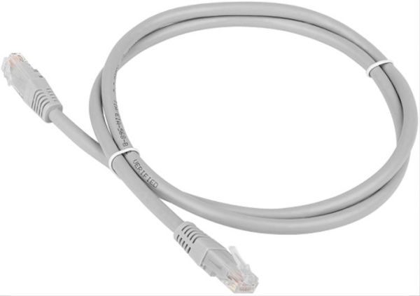 фото Кабель патч-корд U/UTP 6 кат. 2м TWT TWT-45-45-2.0/6-GY в Красноярске