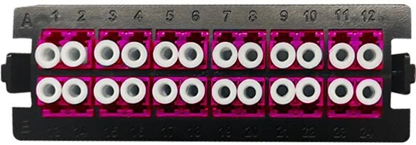 

Вставка Hyperline FO-EXHD-PLT-24LC/UPC-OM4-MG EXHD с оптическими адаптерами 24LC/UPC для многомодового кабеля OM4, FO-EXHD-PLT-24LC/UPC-OM4-MG