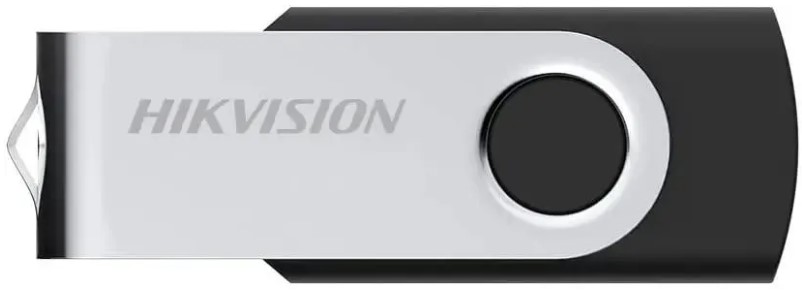 

Накопитель USB 2.0 64GB HIKVISION HS-USB-M200S/64G M200, брелок для переноса данных, серебристый/чёрный, HS-USB-M200S/64G
