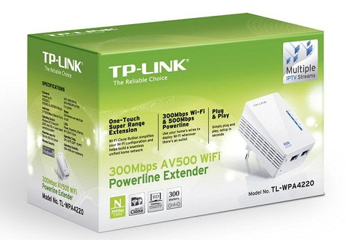фото Адаптер powerline  TP-LINK TL-WPA4220 в Челябинске