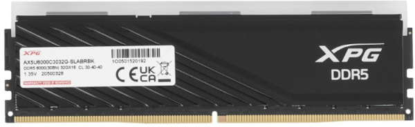 фото Оперативная память DDR5 32 ГБ (1×32 ГБ) ADATA XPG LANCER BLADE RGB, 6000 МГц, [AX5U6000C3032G-SLABRBK] в Красноярске