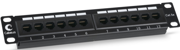 фото Патч-панель  Cabeus PL-12-Cat.5e 10"-Dual в Санкт-Петербургe