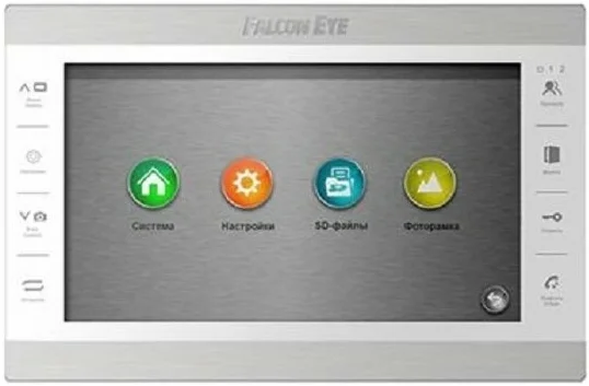 Видеодомофон Falcon Eye Atlas Plus HD (White) VZ MHD c поддержкой 1080P адаптированный для работы с координатными подъездными домофонами: дисплей 10"