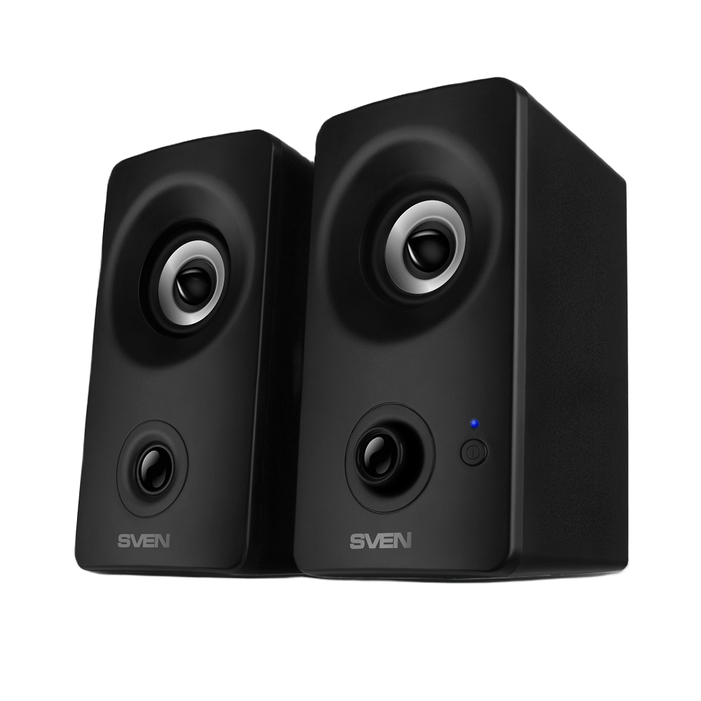 

Компьютерная акустика 2.0 Sven 405 SV-021122 черная (8 Вт, питание USB, BT), 405