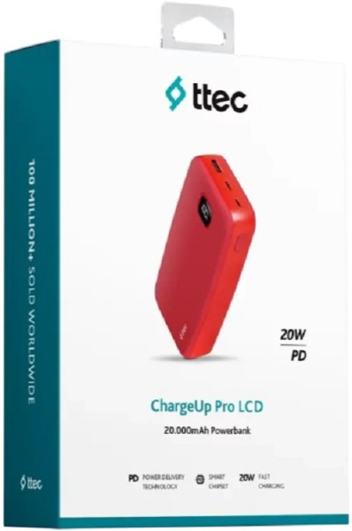 фото Аккумулятор внешний TTEC ChargeUp Pro LCD в Челябинске