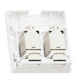 фото Компьютерная розетка настенная NikoMax NMC-WO2SE2-FT-ST-WT в Красноярске