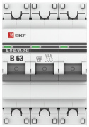 фото Автоматический выключатель EKF mcb4763-3-63B-pro