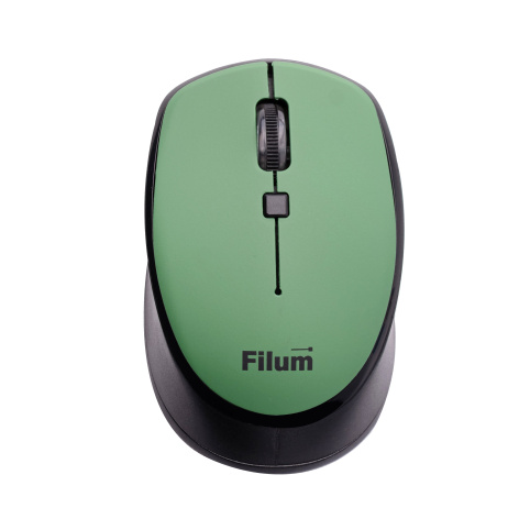 фото Оптическая светодиодная мышь Filum FL-MW10-DGN, Зеленый, [FL-MW10-DGN] в Екатеринбурге