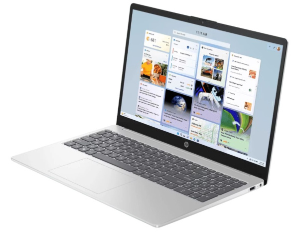 фото Ноутбук HP Laptop i5-fd135TU 14" (Intel Core Ultra 5, 16Гб DDR5, SSD 1 Тб, Arc graphics, Windows 11 Домашняя) Серебристый [C72QKPA]