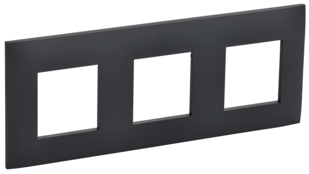 

Рамка тройная IEK SK-M32-K53 SKANDY SK-F03G графит, SK-M32-K53