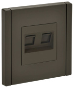 фото Розетка компьютерная IEK FP-K20-2-K03