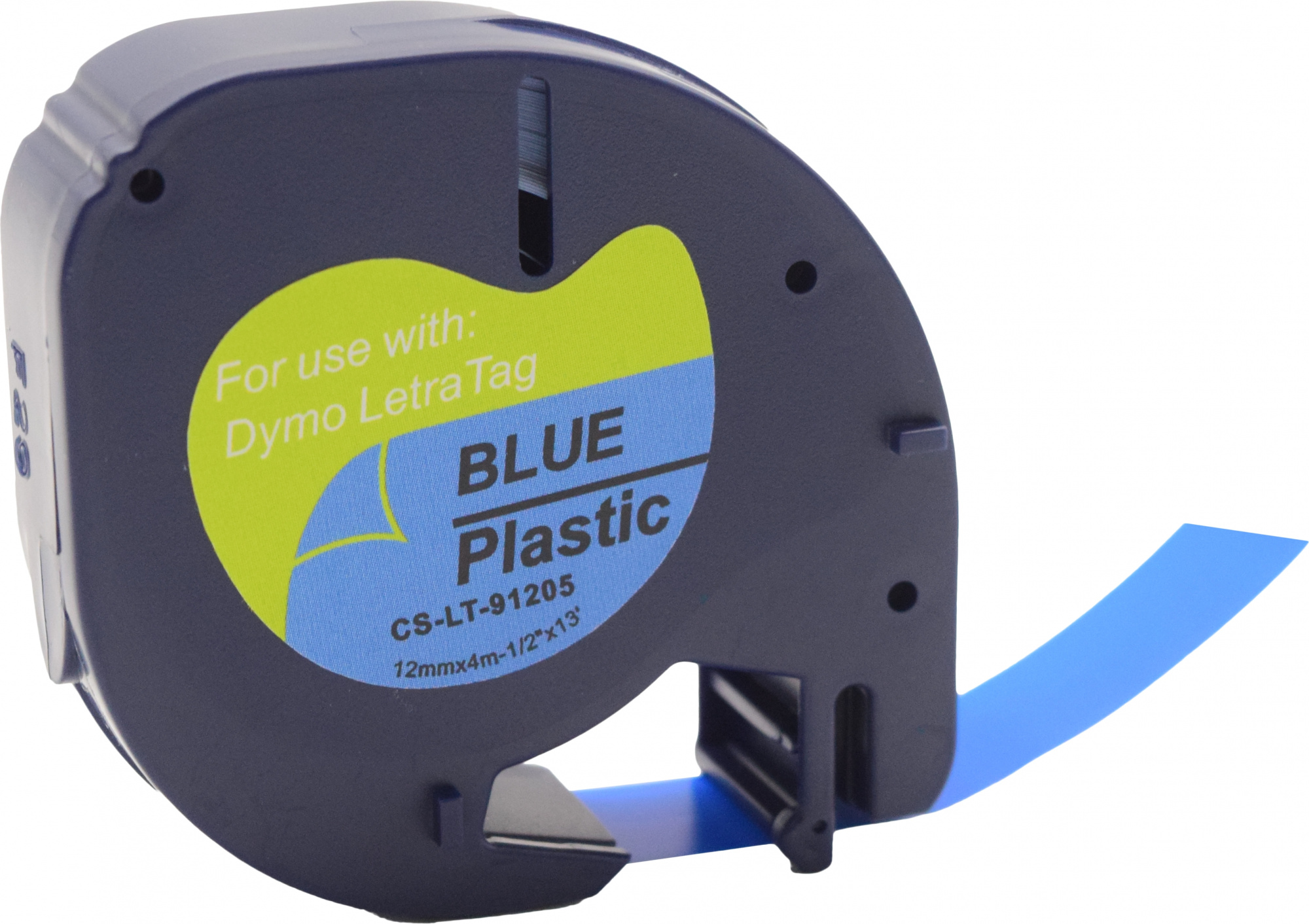 

Картридж ленточный Cactus CS-LT-91205 черный/синий для Dymo Letra Tag LT-100H, CS-LT-91205