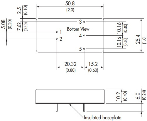 фото Преобразователь DC-DC модульный TRACO POWER TEN 12-2411 в Красноярске