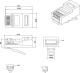 фото Коннектор RJ-45 (8P8C) cat.5e Hyperline PLUG-8P8C-U-C5-100 в Перми