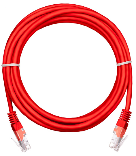 фото Кабель патч-корд U/UTP 5e кат. 1.5м Netlan EC-PC4UD55B-BC-PVC-015-RD-10 в Уфе