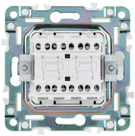 фото Переключатель двухклавишный  IEK SK-V23-0-10-K03 в Волгограде