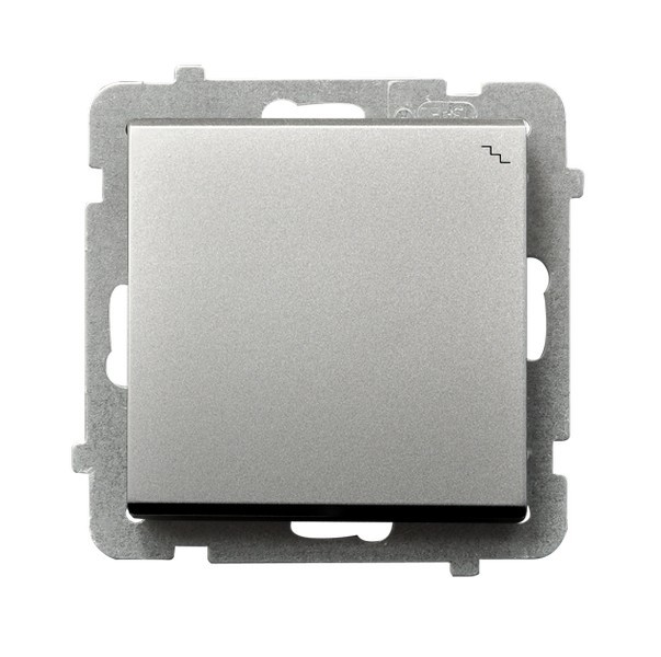 

Выключатель Ospel LP-3R/m/38 лестничный, 16AX, 250V, 3520W, IP-20, клеммы безвинтовые, серебро матовое, LP-3R/m/38