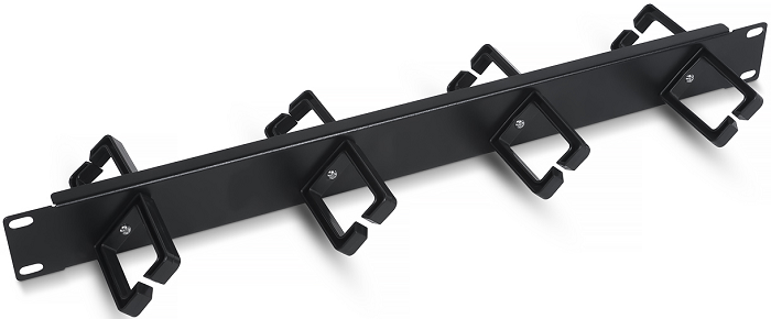 

Кабельный организатор Cabeus JB08-1U-45-BK горизонтальный 19" 1U двухсторонний, 8 пластиковых колец под углом 45 градусов, JB08-1U-45-BK