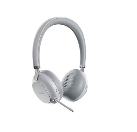 

Гарнитура беспроводная Yealink BH76 with Charging Stand Teams Light Gray USB-A BHC76, HD звук, зарядка Qi 1м, шумоподав., ANC, серая, BH76 with Charging Stand Teams Light Gray USB-A