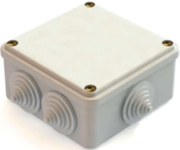 

Коробка TDM SQ1401-0113 ОП 100х100х55мм, крышка, IP54, 8вх. (10шт), SQ1401-0113