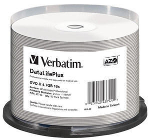 фото Диск DVD-R Verbatim 43744 в Уфе