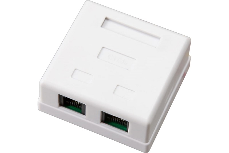 

Розетка Rexant 06-0106-C телефонная + сетевая LAN, на стену, (гнездо 8Р8С (Rj-45) + гнездо 6Р-4С (RJ-11)) (10шт), 06-0106-C