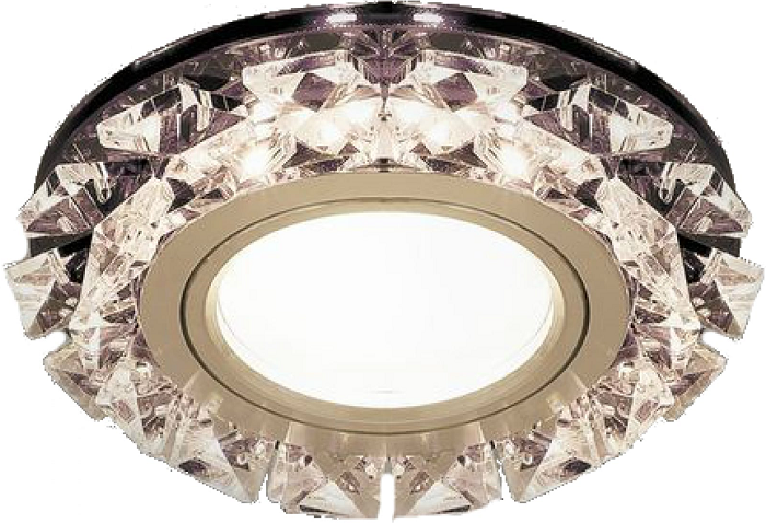 

Светильник Gauss BL051 Backlight Кругл. Графит/Кристалл/Хром, Gu5.3, LED 2700K, BL051