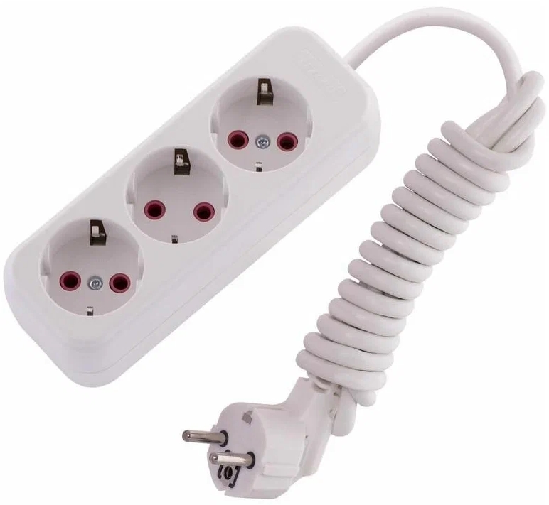 

Удлинитель Lezard 720-0302-301 Lila 3х2м с заземл. 16А IP20, 720-0302-301