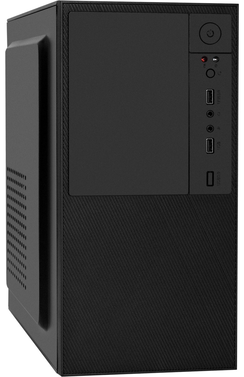 

Корпус mATX Exegate BAA-308 EX297993RUS без БП, 2*USB, HD Audio, черный, BAA-308