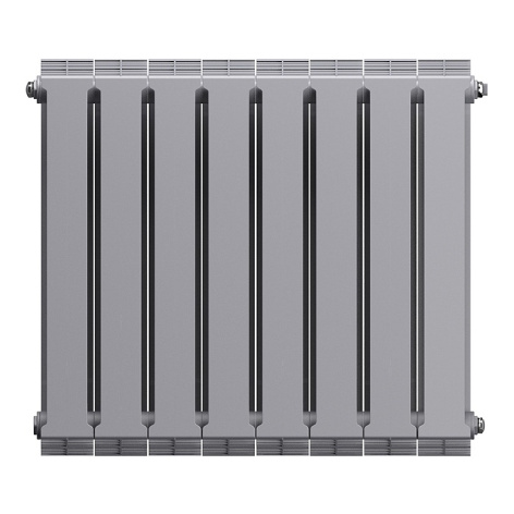 фото Радиатор отопления биметаллический Royal Thermo PianoForte 500 x8 Silver Satin в Волгограде