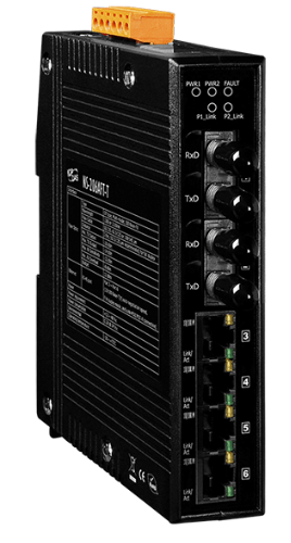 

Коммутатор ICP DAS NS-206AFT-T CR Multi-mode, ST Connector, 4-port 10/100 Mbps with 2 Fiber ports Switch (RoHS), NS-206AFT-T CR