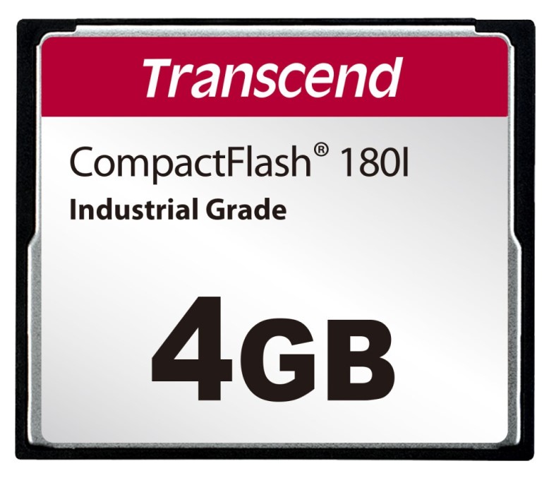 

Карта памяти CompactFlash 4GB Transcend TS4GCF180I 180I, SLC mode MLC, TS4GCF180I