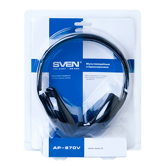 фото Гарнитура проводная Sven AP-670V