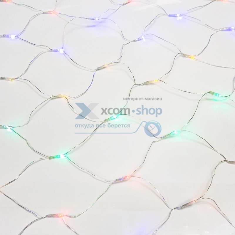 

Гирлянда NEON-NIGHT 215-139 сеть 1,8х1,5м, прозрачный ПВХ, 180 LED мультиколорколор, 215-139