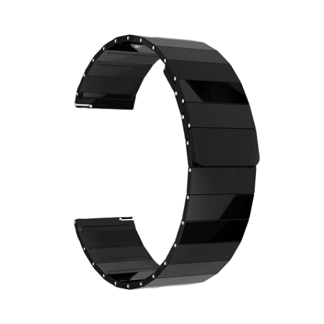 Изображение товара Ремешок для смарт-часов Lyambda DSG-21-20-BK из нержавеющей стали универсальный